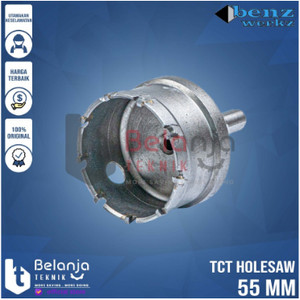 Benz Mata Bor Holesaw TCT 55 MM Mata Bor Metal Stainless Hole Saw 55mm