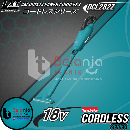 Makita Vacuum Cleaner DCL282FZW Cordless Penghisap Debu 18V + Baterai