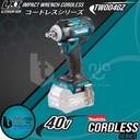 Makita Mesin Impact Wrench Cordless TW004GZ 40V Pembuka Baut + Baterai