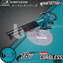 Makita Mesin Blower Vacuum Tangan Cordless DUB187T001 18V Peniup Angin