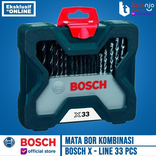 Bosch Mata Bor Obeng Kombinasi X-line Set 33 Pcs Screwdriver Drill Bit