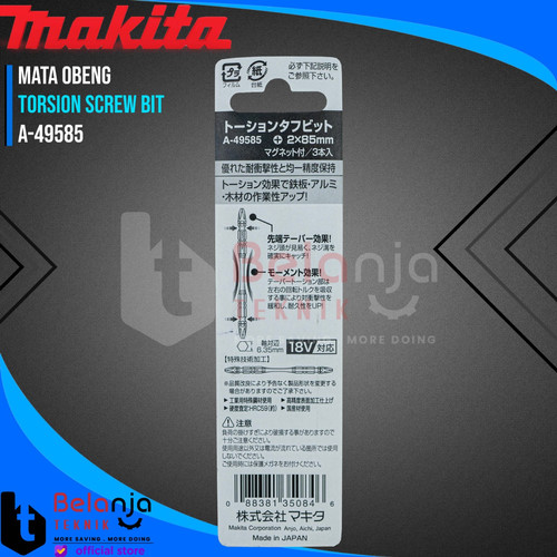 Makita Mata Obeng Magnet Plus PH2 X 85 MM Double Ended Screwdriver Bit