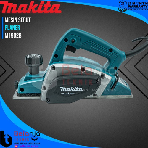 Makita MT Mesin Serut Ketam Kayu M1902B 450Watt Planner Pasah M 1902 B