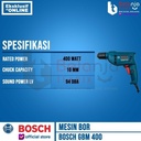 Bosch Bor Besi GBM 400 10MM 400 Watt + Mata Bor X Line 33 Pcs