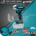 Makita Impact Wrench Cordless DTW300Z Mesin Pumbuka Baut + Baterai 18V