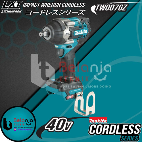 Makita Impact Wrench Cordless TW007GZ Mesin Pembuka Baut + Baterai 40V