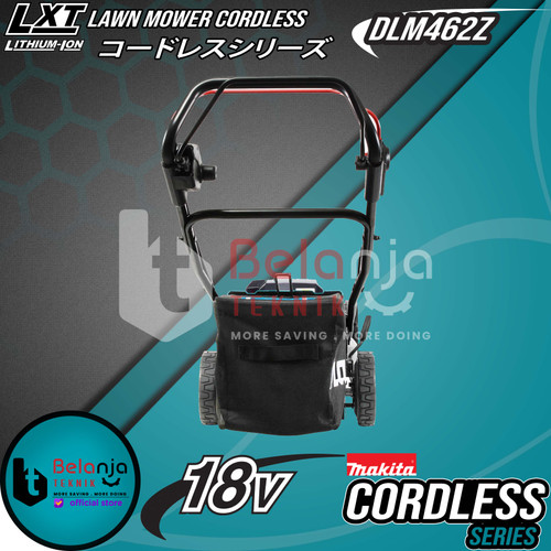 Makita Mesin Potong Rumput Dorong DLM462Z 18V Lawn Mower + Baterai Set