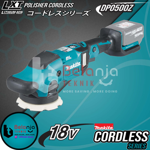 Makita Mesin Amplas DPO500Z Random Polisher Cordless 18V + Baterai Set