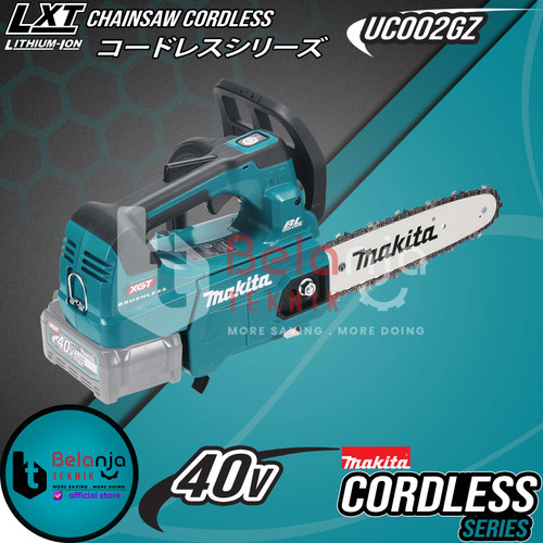 Makita Mesin Gergaji Kayu UC002GZ01 Chainsaw Cordless + Baterai 40V Set