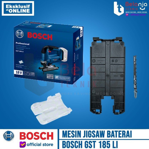 Bosch Mesin Gergaji Baterai GST 185 Li Jigsaw + Baterai Procore 4 AH