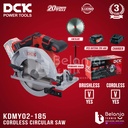 DCK Mesin Circular Saw Cordless KDMY02-185 DM 7 Inch Sirkel Kayu KDMY