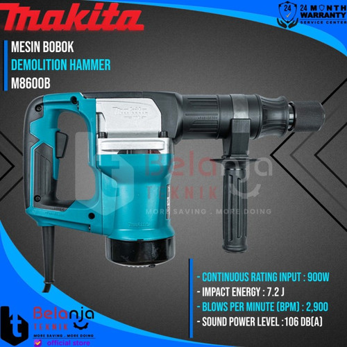 Makita MT Mesin Bor Bobok Beton M8600B Demolition Jack Hammer M 8600 B