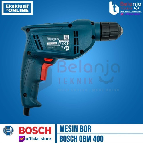 Bosch Bor Besi GBM 400 10MM 400 Watt + Mata Obeng 25 Pcs