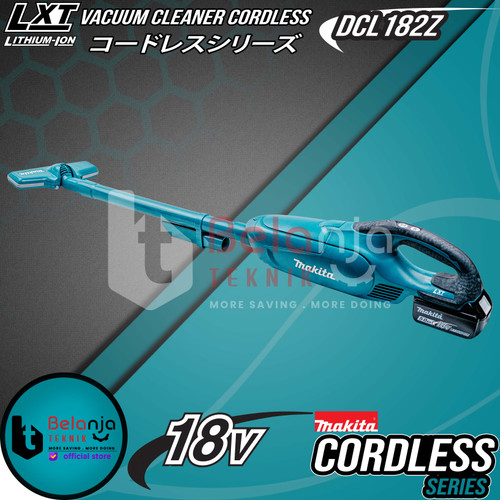 Makita Vacuum Cleaner Stick DCL182Z Mesin Hisap Debu + Baterai 18V Set