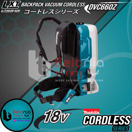 Makita Penghisap Debu DVC660Z Backpack Vacuum Cleaner Cordless 18V