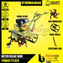 Firman Mesin Bajak Sawah FTL 620 Basah Kering Cultivator SFE200 6.5HP