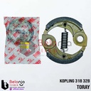 Kampas Kopling 318 328 Clutch Shoe Mesin Potong Rumput 2 Tak Kopling