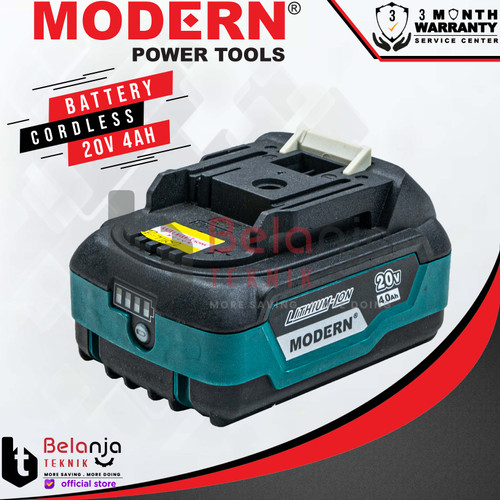 Modern 20V 4Ah Battery Cordless 20 Volt 4 Ampere Baterai M-90 M65 M90