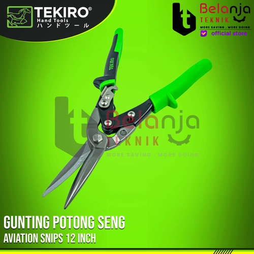 Tekiro Gunting Potong Seng 12" Inch Gunting Holo Baja Ringan Plat Seng