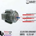 Xinyu Dinamo Electro Motor 0.25 HP 1 Phase 4 Pole Mesin Penggerak