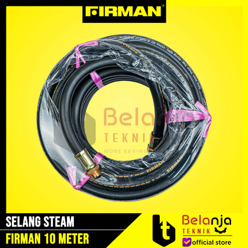 Firman Selang Steam Sanchin Kompresor Angin Spray Hose 3 Ply 10 Meter