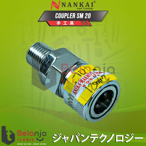 Nankai Quick Coupler SM 20 Sambungan Selang Kompresor Cuk Kopler SM20
