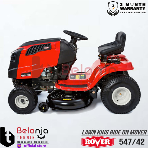 Rover Mesin Potong Rumput Mobil 42 Inch Lawn King Ride On Mover 547/42