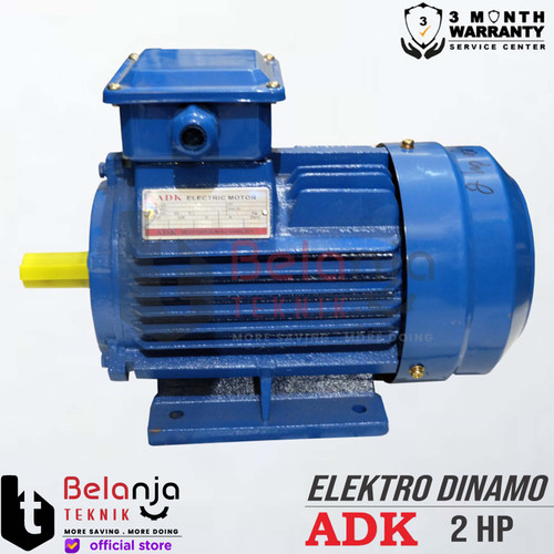 ADK Mesin Penggerak Dinamo Electro Motor 2 HP 1 Phase 4 Pole