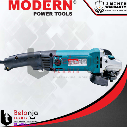 Modern Mesin Gerinda Tangan 4 Inch SIM-100B LISTRIK 400 WATT SIM100B