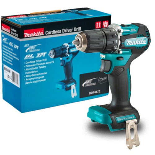 Makita Mesin Bor Obeng Baterai DDF487Z Cordless Driver Drill 18V DDF
