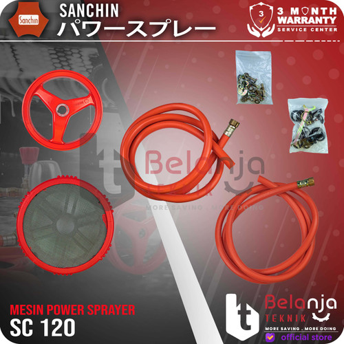 Sanchin Power Sprayer SC 120 Alat Mesin Cuci Steam Mobil Motor SC120