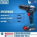 Bosch Mesin Bor Tembok Baterai Impact Drill Cordless GSB 185-Li 18 V