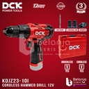 Mesin Bor Tembok Baterai DCK KDJZ23-10I Brushless Hammer Drill Cordless KDJZ 23 - 10I