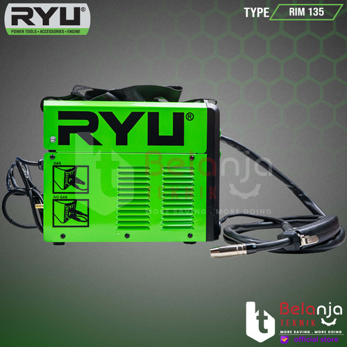 Ryu Mesin Las Inverter MIG MMA 135 A Travo Trafo Las Tanpa Gas RIM 135