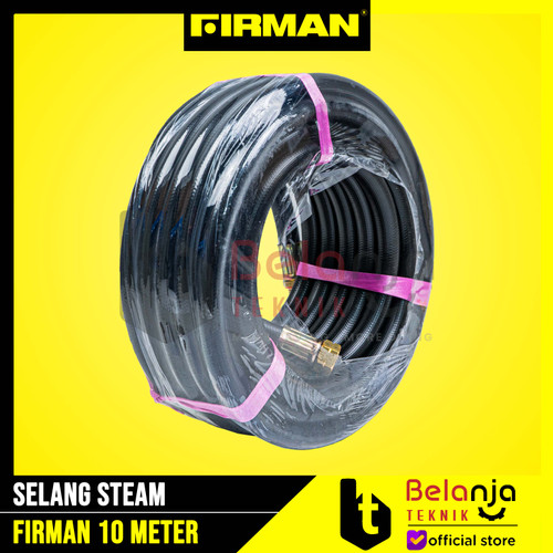 Firman Selang Steam Sanchin Kompresor Angin Spray Hose 3 Ply 10 Meter