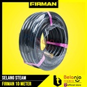 Firman Selang Steam Sanchin Kompresor Angin Spray Hose 3 Ply 10 Meter