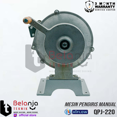 Hiflow Mesin Pengiris Sayuran Manual QPJ 220 M Pengiris Kentang Slice