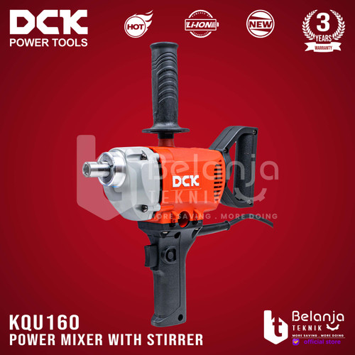 DCK Power Mixer With Stirrer KQU160 Mesin Pengaduk Semen 12MM 800 Watt