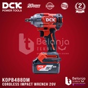DCK Mesin Impact Baterai 1/2 In KDPB488 DM Impact Wrench Brushless 20V