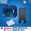 Bosch Mesin Gergaji Baterai GST 185 Li Jigsaw Cordless 18 Volt 18V