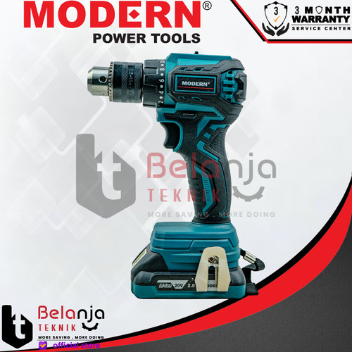 Modern Mesin Bor Baterai Set M-17 Brushless 20 V Drill Cordless M17