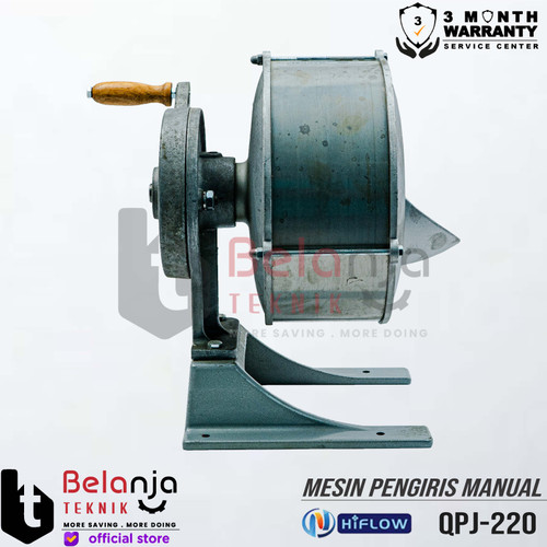 Hiflow Mesin Pengiris Sayuran Manual QPJ 220 M Pengiris Kentang Slice