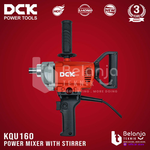 DCK Power Mixer With Stirrer KQU160 Mesin Pengaduk Semen 12MM 800 Watt