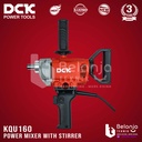 DCK Power Mixer With Stirrer KQU160 Mesin Pengaduk Semen 12MM 800 Watt