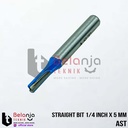 AST Mata Pisau Profil Kayu Straight Bit 1/4 Inch X 5 MM Router Lurus