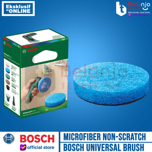 Bosch Microfiber Non-Scratch Pad 3 PCS Aksesoris Sikat Universal Brush