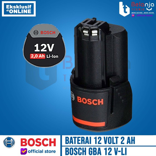 Bosch Baterai 12V 2Ah Battery Cordless Lithium Ion GBA 12V-LI With Box