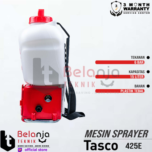 Tasco Sprayer Elektrik 425E Alat Semprot Hama Disinfektan 15 Liter 425
