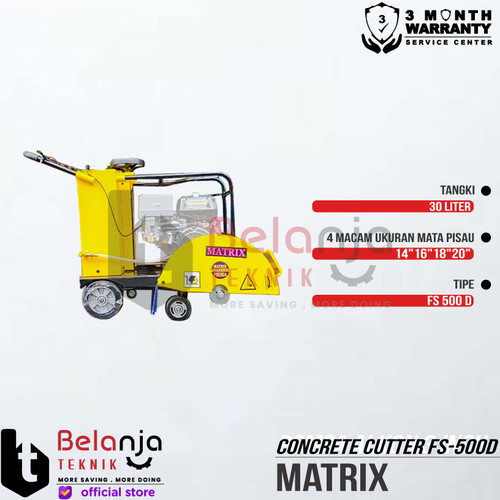 Matrix Concrete Cutter FS-500D Mesin Potong Aspal dan Jiang fa R 175