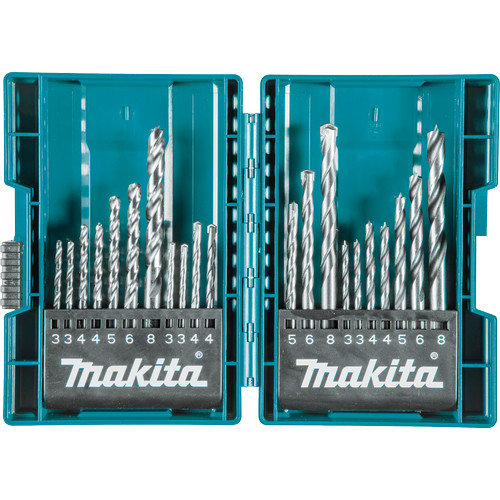 Makita Mata Bor Kombinasi Besi Tembok Kayu Set 21Pcs Drill Bit D-71962